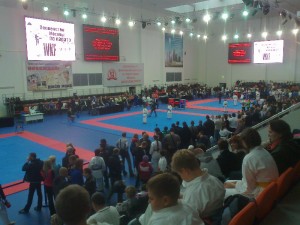Начало Первенства Москвы по каратэ WKF